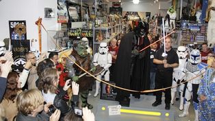 Roban piezas de una colección de Star Wars