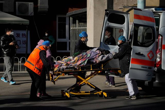 Internaciones en un hospital de Pekín