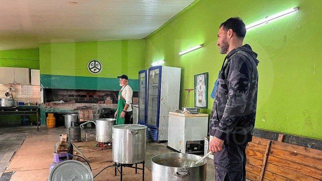 El Club Ciclista celebró su tradicional locro y destinará lo recaudado al nuevo estadio.