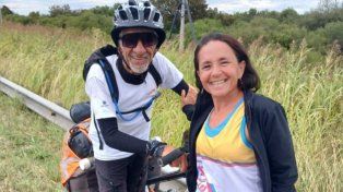 El ciclista colombiano pasó por Entre Ríos.