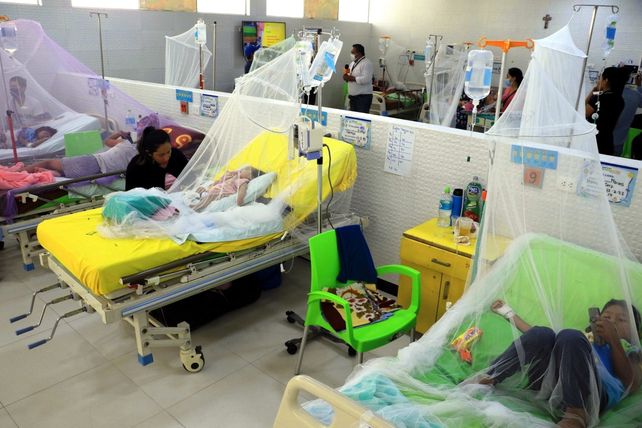 Sala de un hospital de niños de Santa Cruz de la Sierra