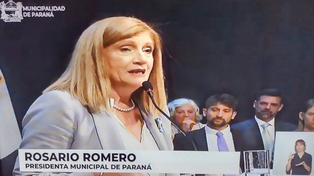 EN VIVO. Rosario Romero asume la Intendencia de Paraná