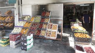 La verdulería atacada anoche en Mendoza al 6000, en la zona oeste de Rosario.