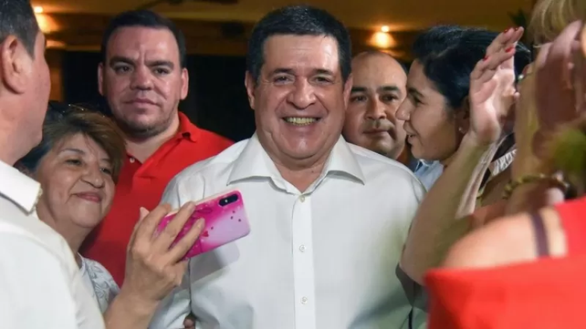 Horacio Cartes, ex presidente y titular del Partido Colorado, fue el 