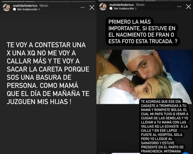 Matías Defederico se hartó de Cinthia Fernández: Mi vida es un calvario