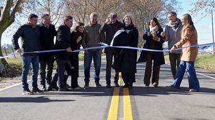 El gobernador, Maximiliano Pullaro, inauguró este lunes la conexión entre Pérez y Soldini.