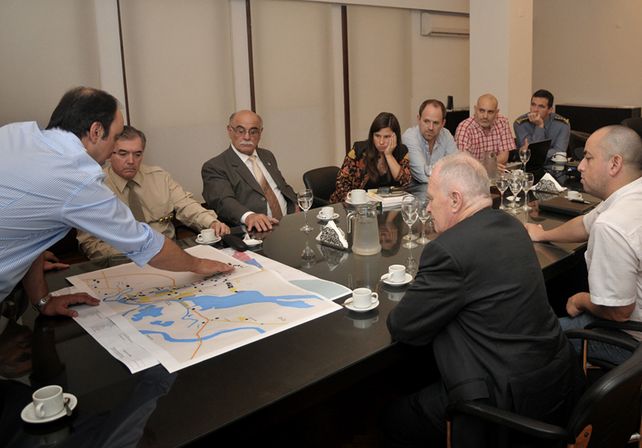 José Corral se reunió con autoridades provinciales y de Gendarmería