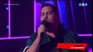 Leo Belmonte quedó eliminado en la última gala de La voz Argentina.