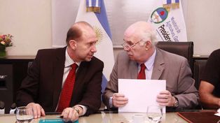 Perotti, en la firma de la asistencia para productores afectados por las inundaciones