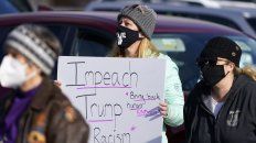 Manifestación en Denver a favor del impeachment de Trump. Manifestación en Denver a favor del impeachment de Trump.