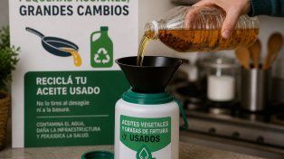 Santa Fe ya tiene ordenanza para los aceites usados: prohíben tirarlos por la cloaca y crean puntos verdes