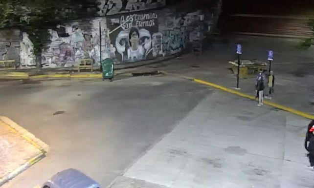 Una de las cámaras de videovigilancia que funcionan en la zona del Parque España.