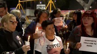 Dolor y pedido de justicia en la plazoleta donde mataron a Virginia Ferreyra