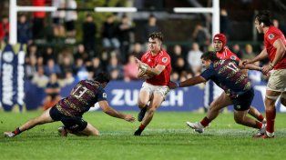 Juan Bautista Baronio, hombre clave en la etapa final del Súper Rugby Américas. Le dio el pasaporte a la final ante Yacaré y ayer fue determinante en la victoria ante Pampas. SRA / Gaspafotos.