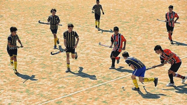 El hockey fue una de las disciplinas que se jugaron en Provincial de Rosario.
