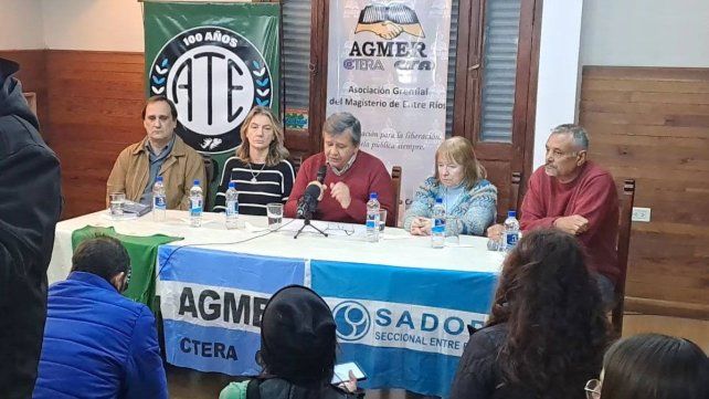 La Intersindical anunció un paro de 24 horas para el jueves 4 de julio. Será en rechazo al aumento de los aportes jubilatorios dispuestos por Provincia