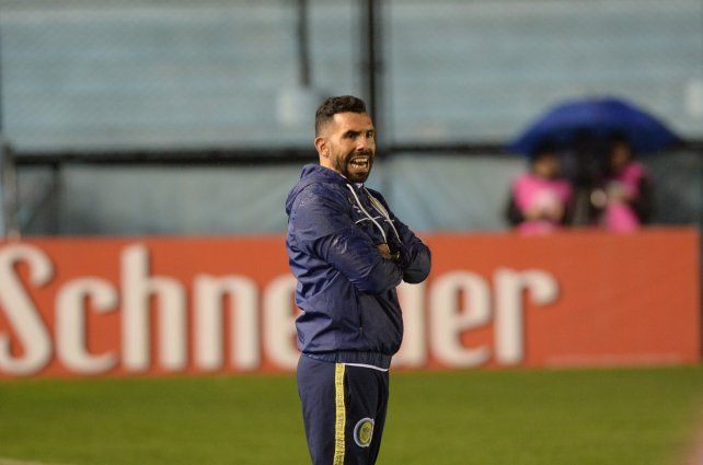 Sigue sumando. Tevez se fue muy contento por lo hecho por el equipo en Sarandí.