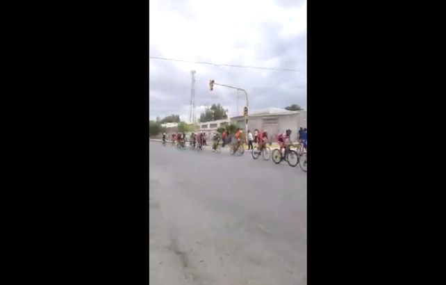 Publicaron un video en el instante del sismo