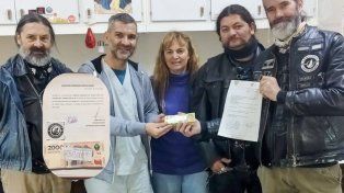 Motoencuentro Solidario: moteros donaron $2.500.000 a hospitales