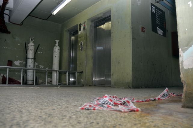 El hospital San Martín tiene sectores que recuerdan a películas de terror. Foto UNO Mateo Oviedo. 