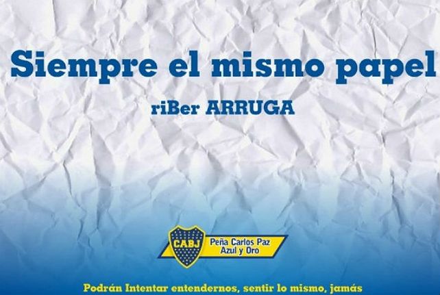 Más afiches para gastar a River