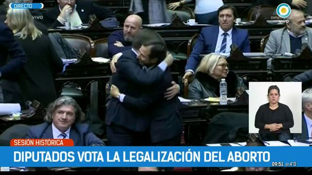 La ley de aborto legal obtuvo la media sanción de la Cámara de Diputados