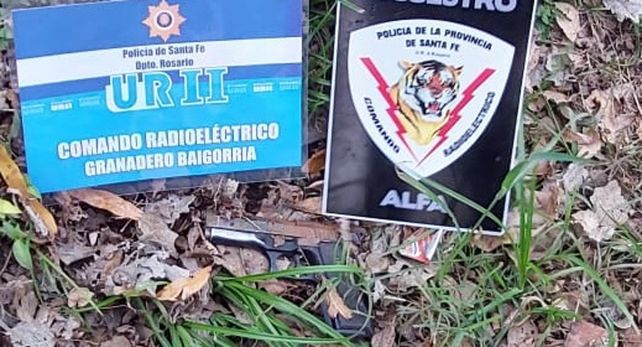 Encontraron un arma en la puerta de un jardín de infantes de Granadero Baigorria
