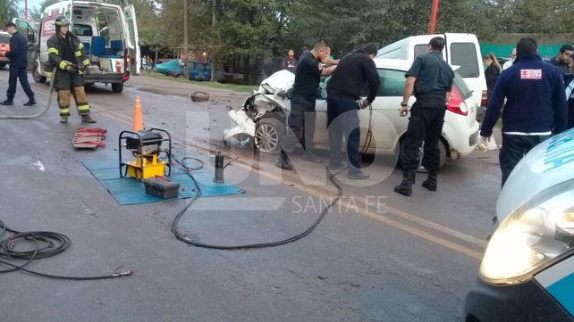 Falleció un automovilista en un choque en Santo Tomé