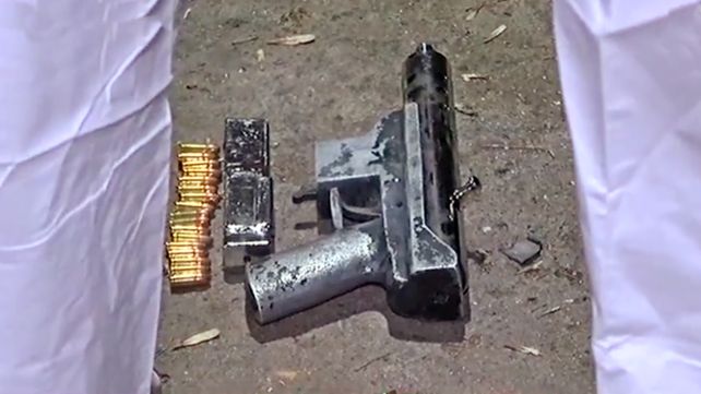 Secuestraron una ametralladora lista para disparar tras una persecución policial