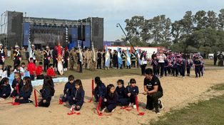 Puerto San Martín se vistió de fiesta para celebrar un año más de la histórica Batalla de Punta Quebracho.