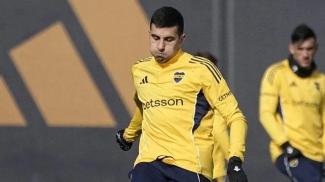 Rodrigo Battaglia sufrió una molestia en la práctica.