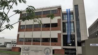 Instituto de Física Rosario (IFIR), en el predio de Ocampo y Esmeralda.&nbsp;