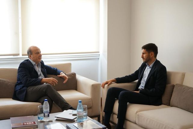 El ministro de Infraestructura de la Nación recibió al gobernador santafesino.