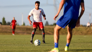 Franco Díaz sumó los primeros minutos de fútbol con Newells.