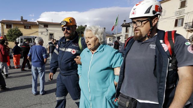 Las estremecedoras imágenes del sismo que sacudió a Italia