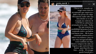 Soy real: el reflexivo posteo de Wanda Nara sobre sus fotos sin filtro en Ibiza