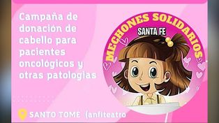 Este domingo hay una donación de cabello en Santo Tomé para pacientes