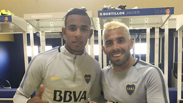El ídolo junto al delantero de Deportes Tolima&nbsp;