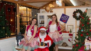 Papá Noel llegó a Alto Rosario