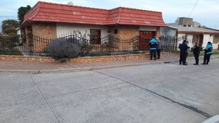 La casa familiar donde asesinaron al hombre tras una discusión familiar.
