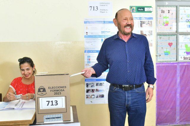 Gildo Insfrán se imponía en Formosa con más del 70% con 10% de mesas escrutadas. La Confederación Frente Amplio Formoseño (JxC) se ubicaba tercero con 11