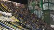 Los hinchas canallas coparon la tribuna visitante del estadio de Banfield
