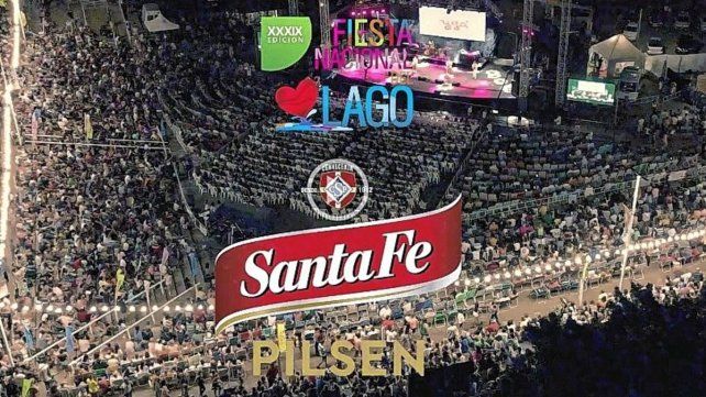 Cerveza Santa Fe Pilsen refrescó la gran Fiesta del Lago en Federación