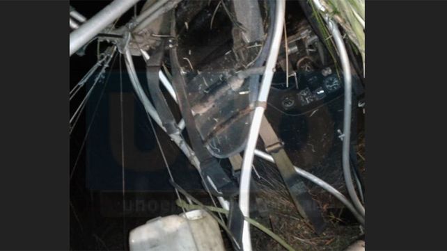 Entrerriano probaba una avioneta que había comprado y se precipitó a tierra