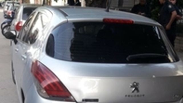 El coche donde murió la beba.