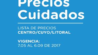 Hoy se renueva precios cuidados con un aumento del 2,5% en los productos