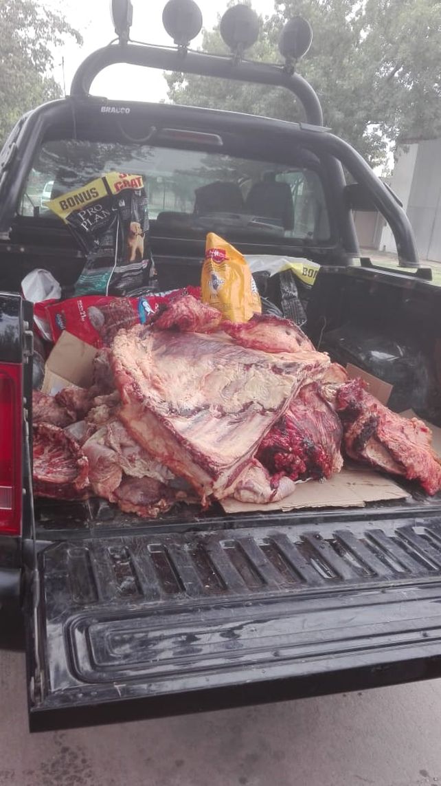 Decomiso de carne vacuna y de cerdo no apta para consumo