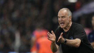 Marcelo Bielsa, actual DT de Uruguay.