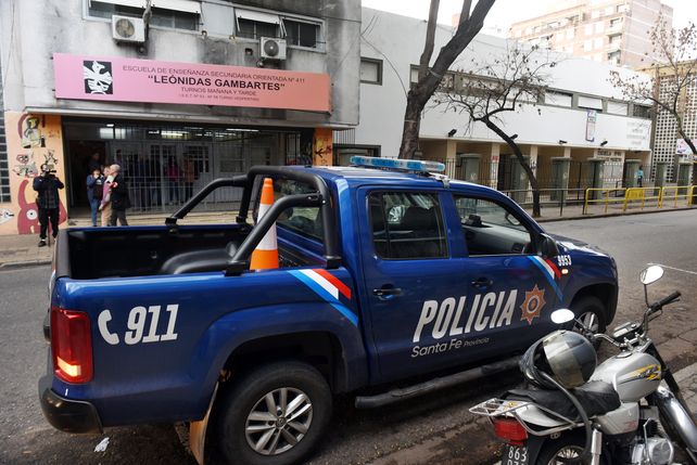 La escuela Leónidas Gambartes de Paraguay al 1200. La directora recibió una amenaza en su teléfono celular.&nbsp;