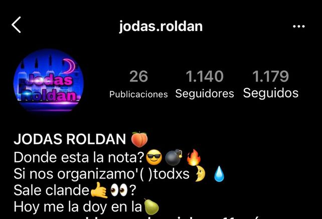 Los jóvenes se avisan donde hay fiestas clandestinas por un perfil de Instagram.